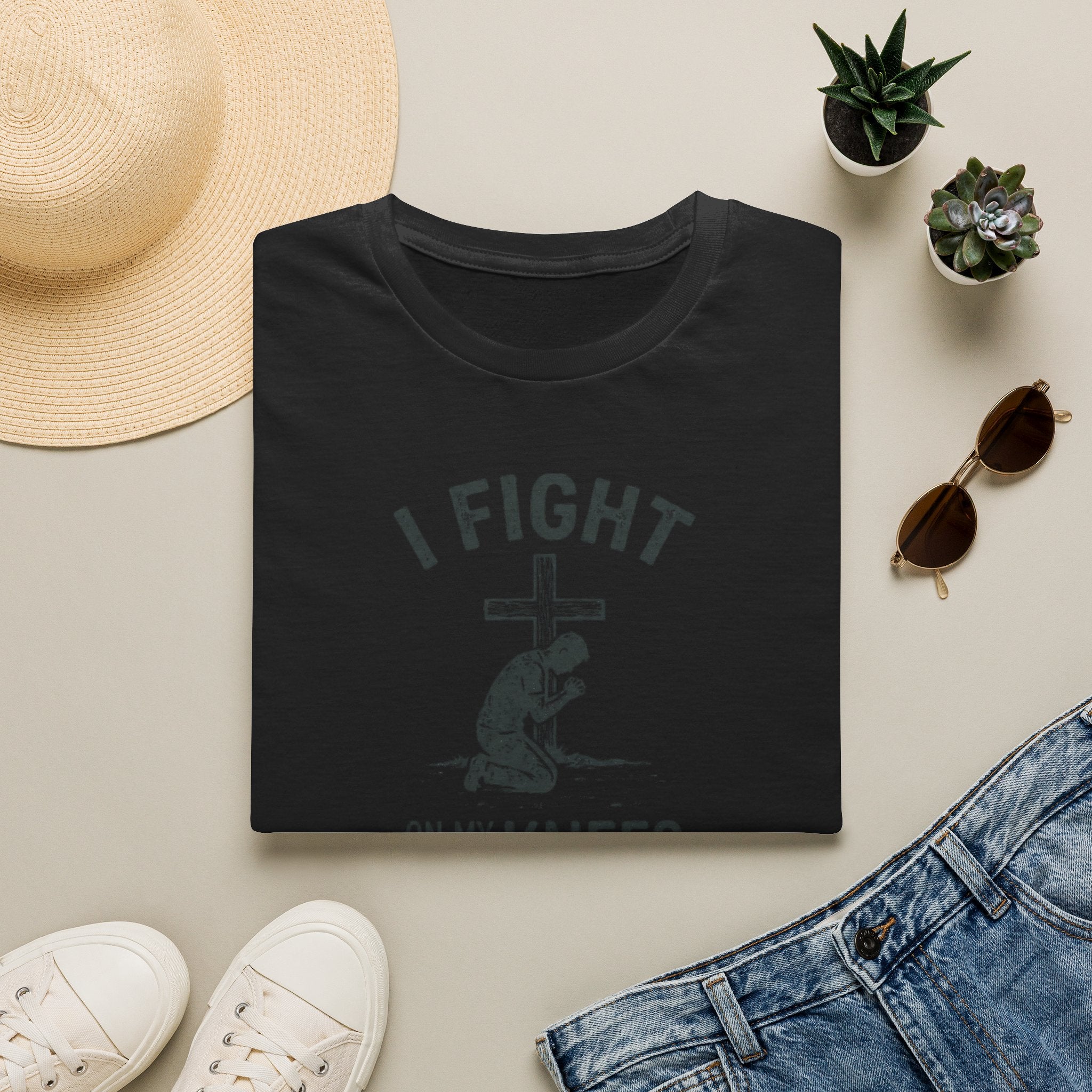 I Fight On My Knees T-Shirt