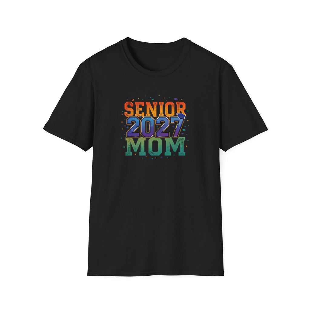 Senior 2027 Mom T-Shirt — Proud Graduation Mom Tee