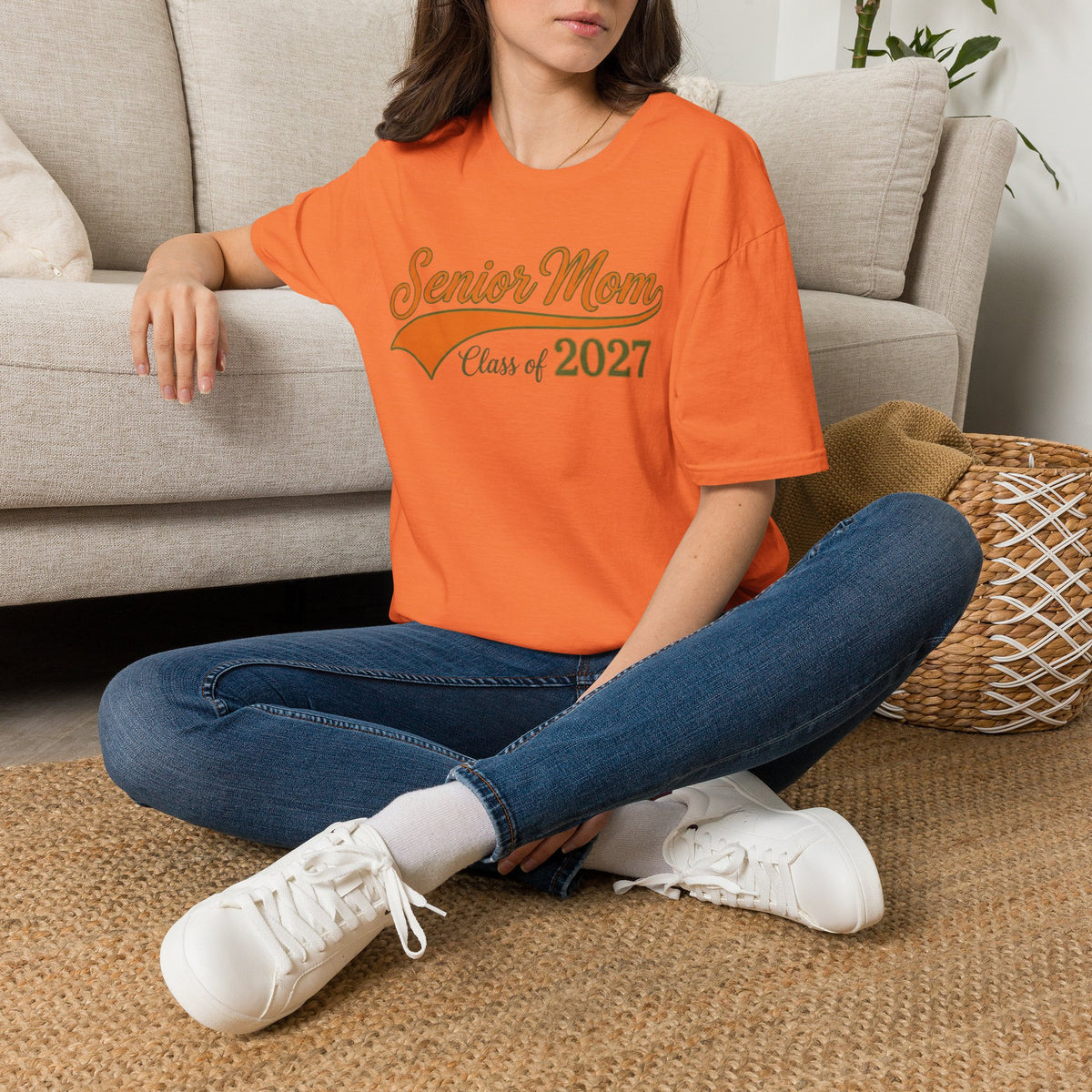 Senior Mom T-Shirt — Class of 2027 Graduation Gift
