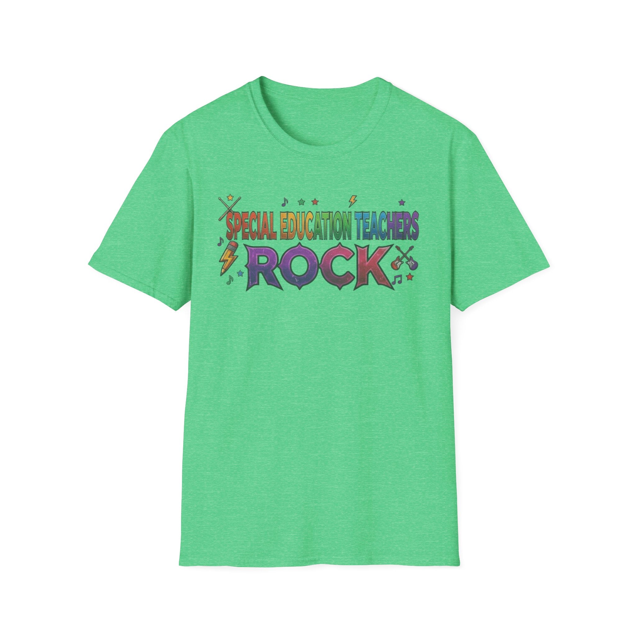 Special Education Teachers Rock T-Shirt — Colorful Teacher Appreciation Tee