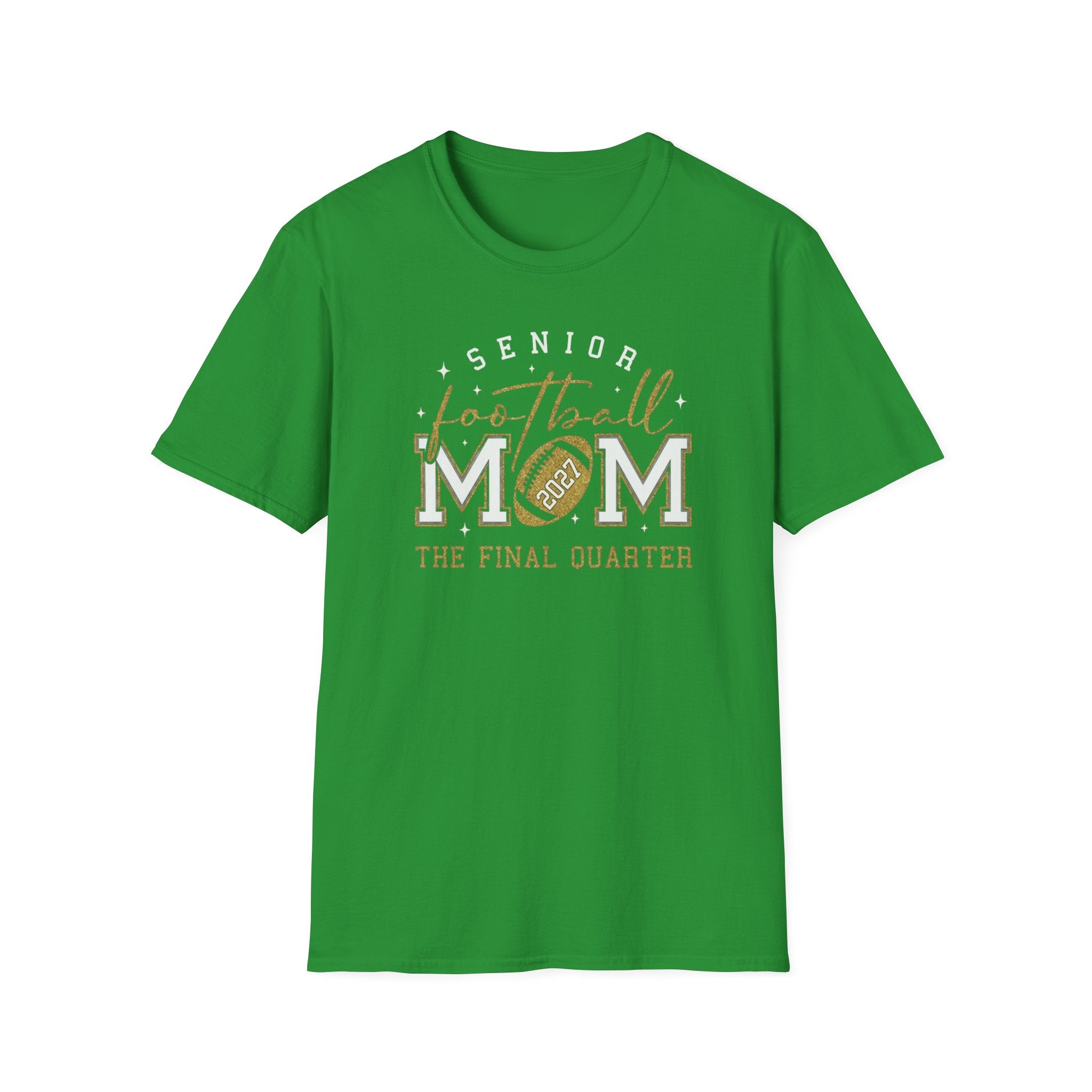 Senior Football Mom 2027 T-Shirt – The Final Quarter