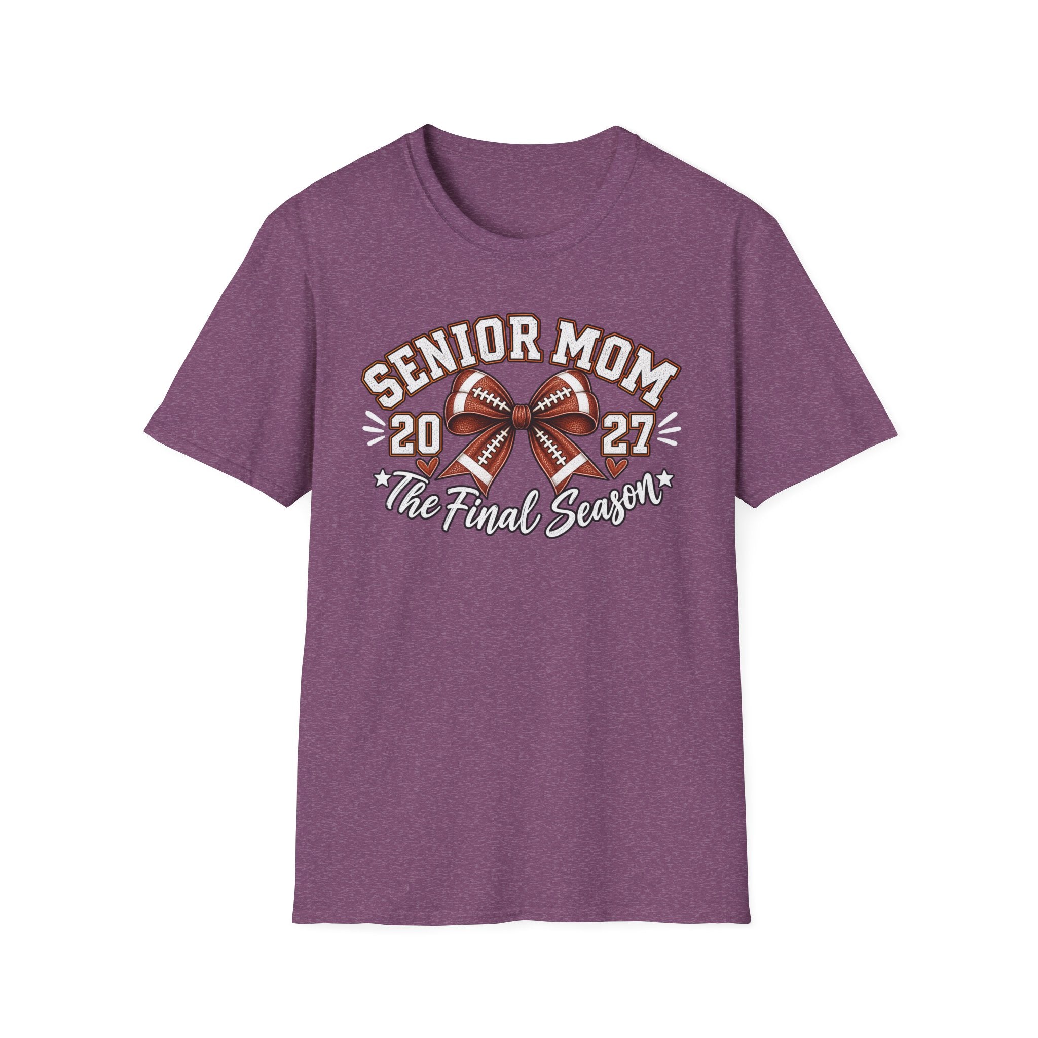 Senior Mom 2027 Football Tee – The Final Season