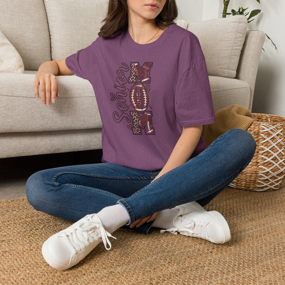 Senior Mom Football 2024 T-Shirt