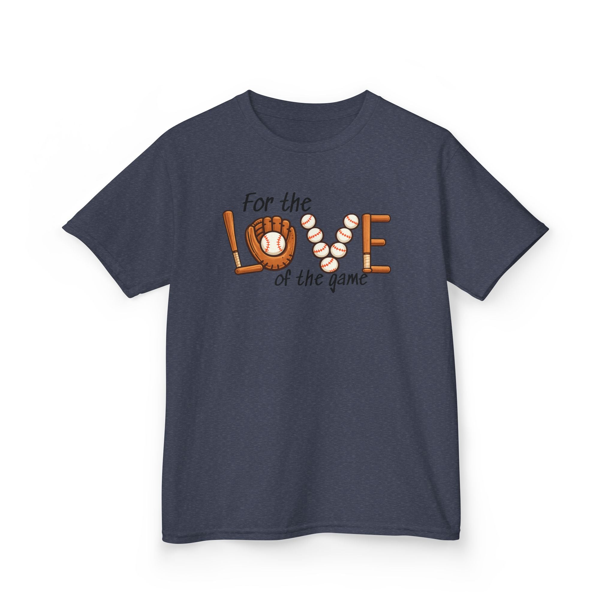 Kids Baseball Tee – "For the Love of the Game" Youth T-Shirt