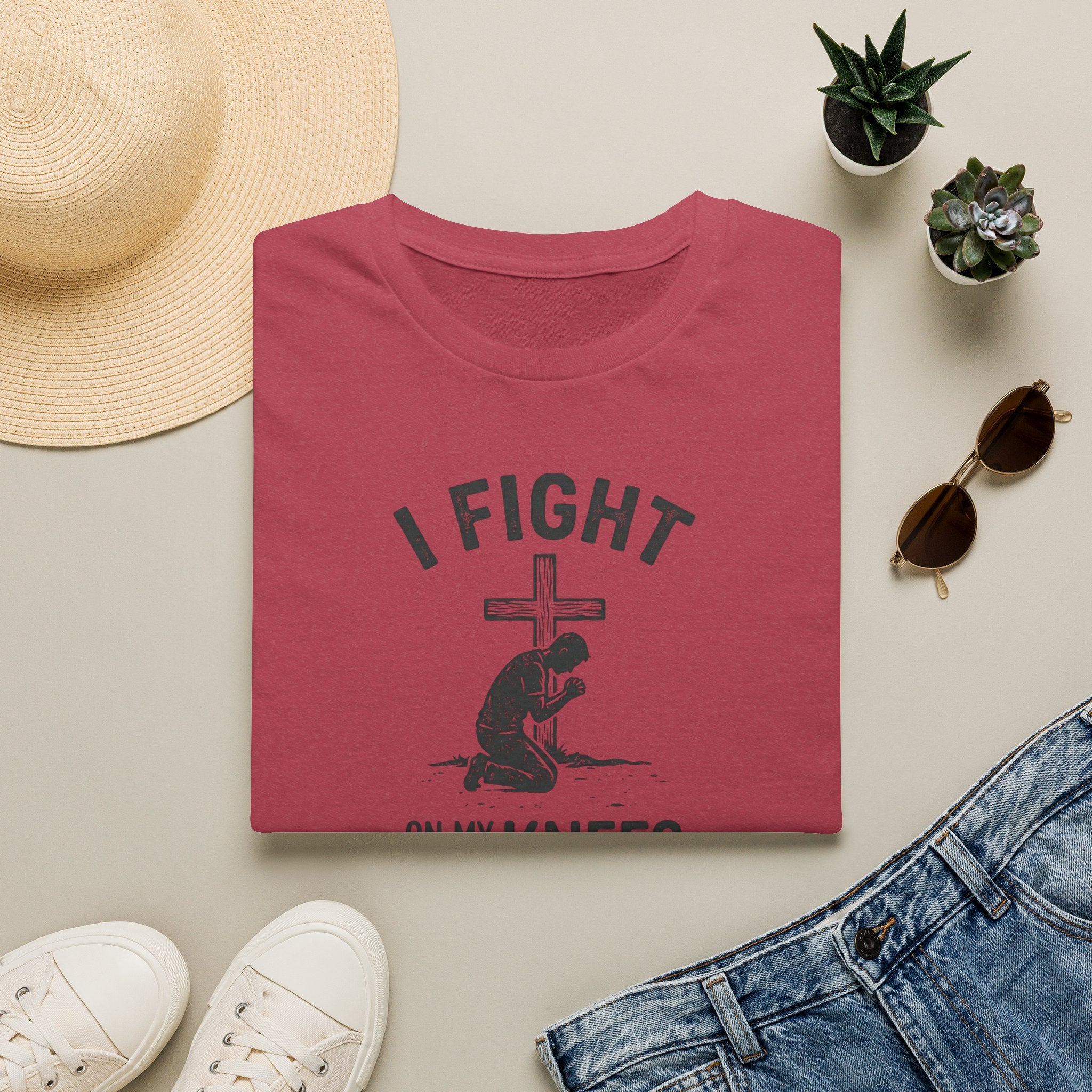 I Fight On My Knees T-Shirt