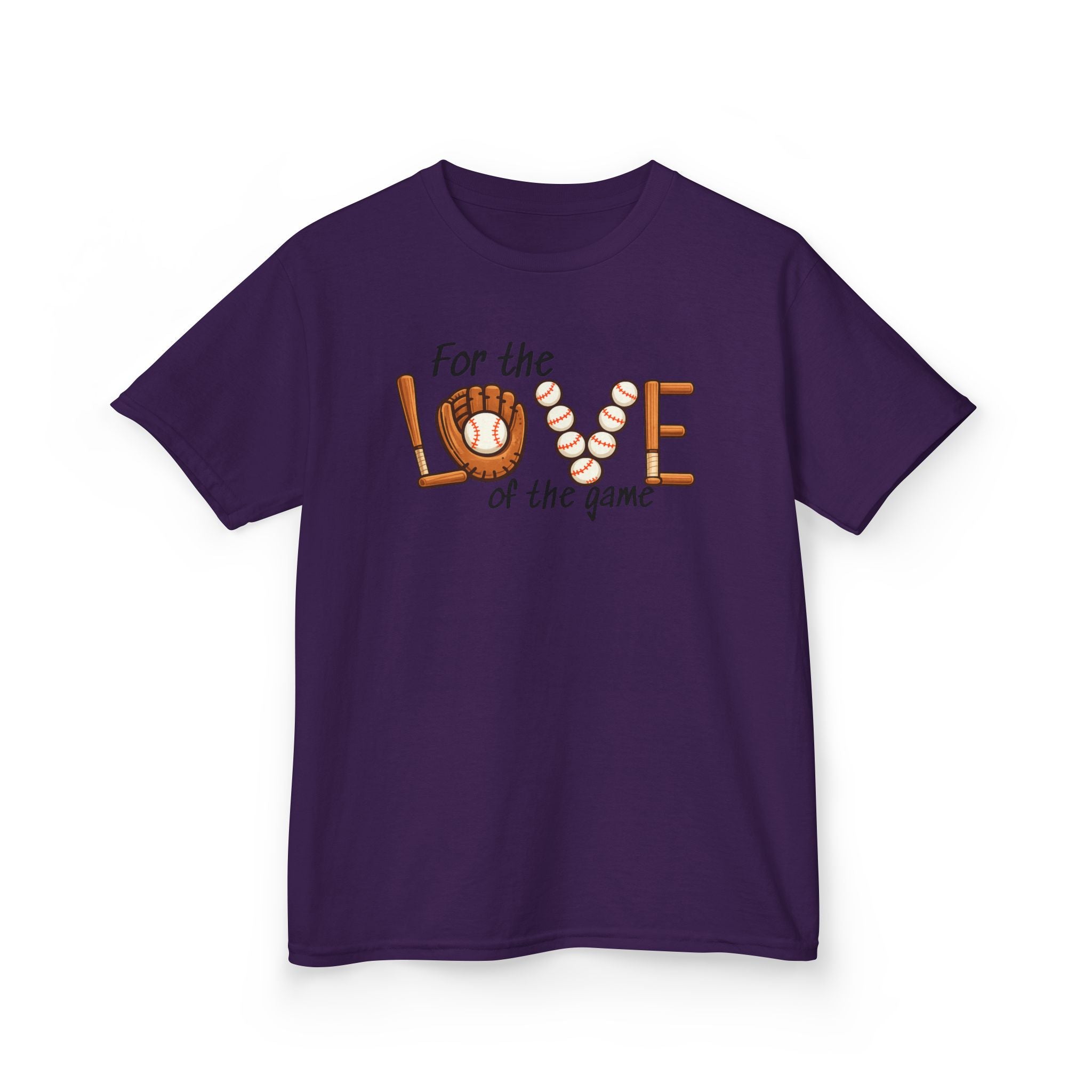Kids Baseball Tee – "For the Love of the Game" Youth T-Shirt