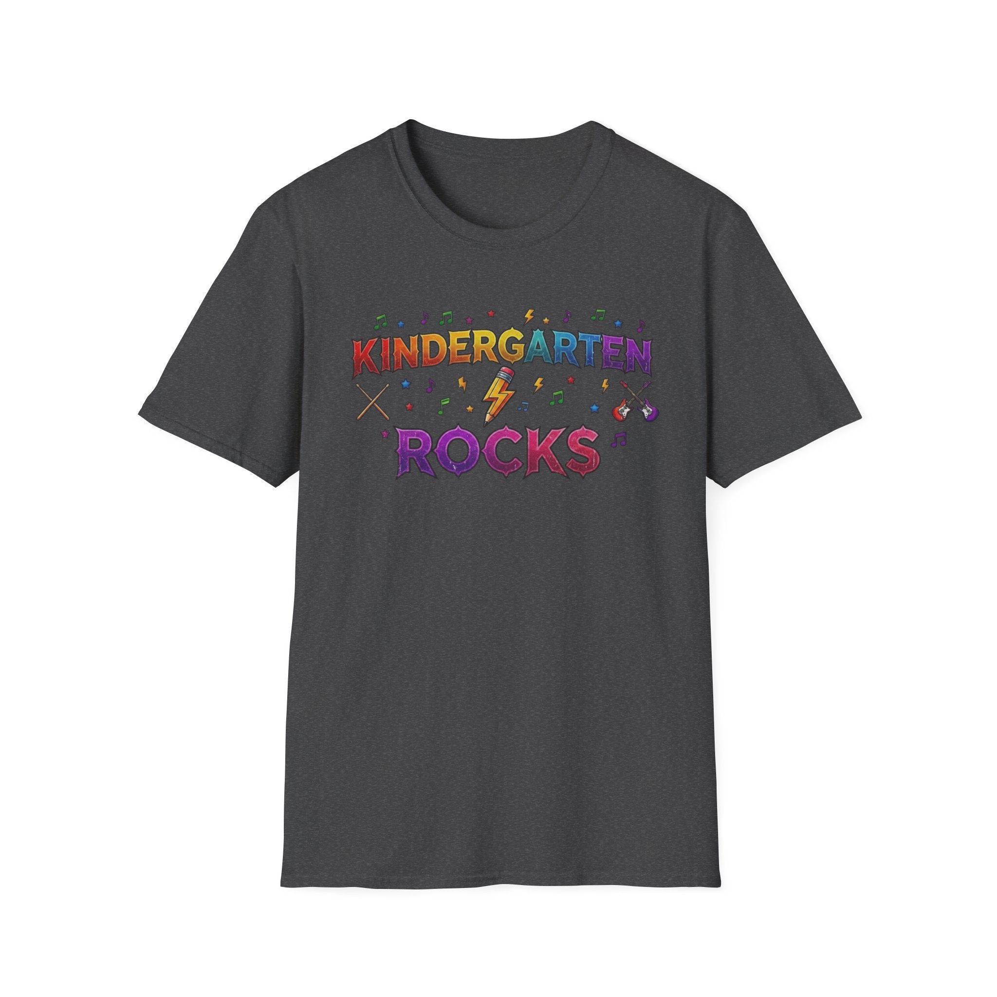 Kindergarten Rocks T-Shirt — Cute Colorful Back-to-School Tee for Teachers & Students