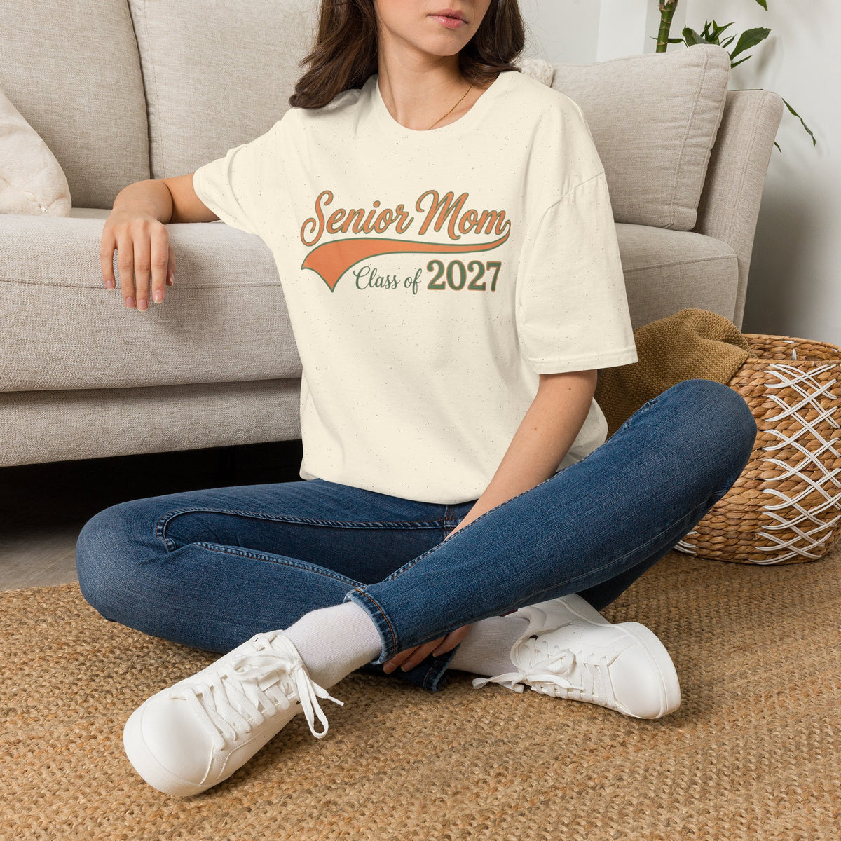 Senior Mom T-Shirt — Class of 2027 Graduation Gift