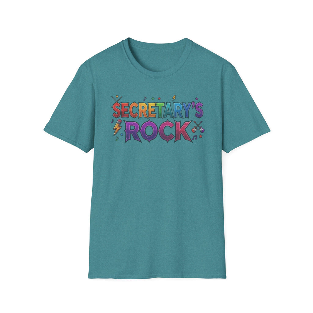 Secretary's Rock T-Shirt — Fun Colorful Office Appreciation Tee
