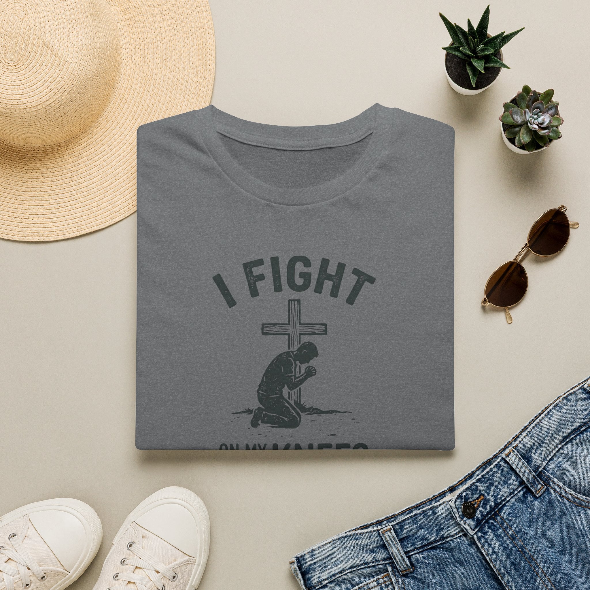 I Fight On My Knees T-Shirt