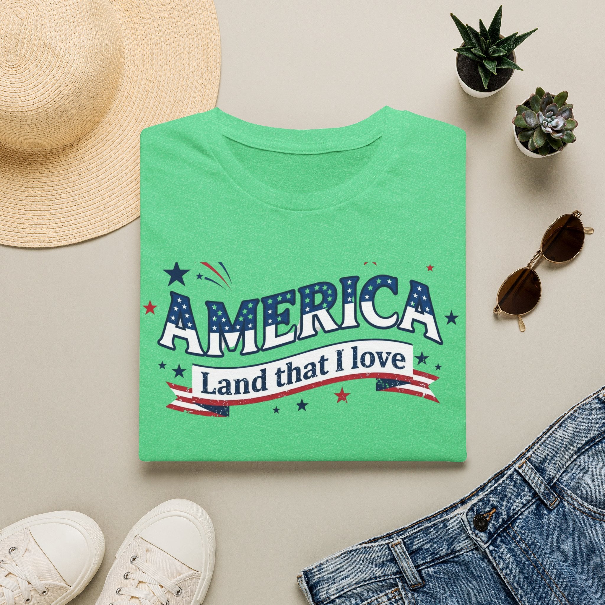 America "Land That I Love" T-Shirt